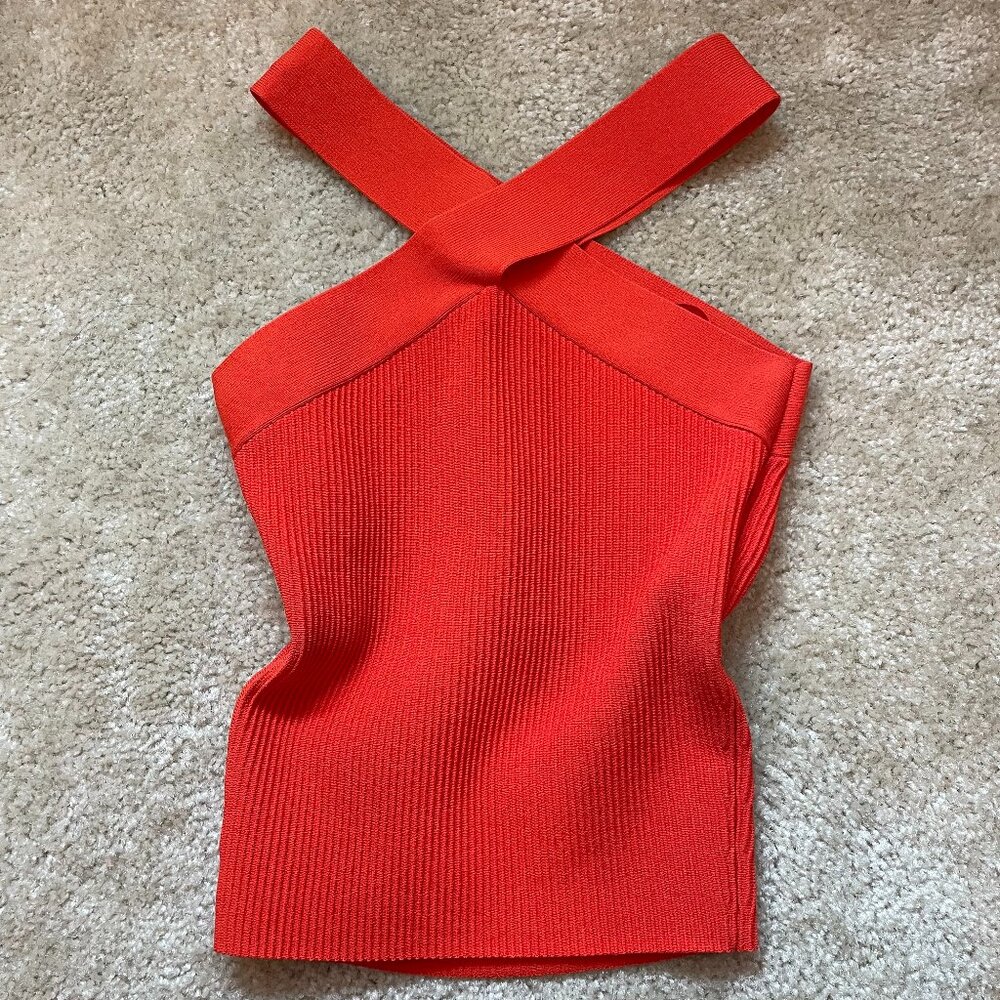 ❌SOLD❌ Aritzia, Babaton, Sculpt Knit Criss Cross Tank, SIZE S